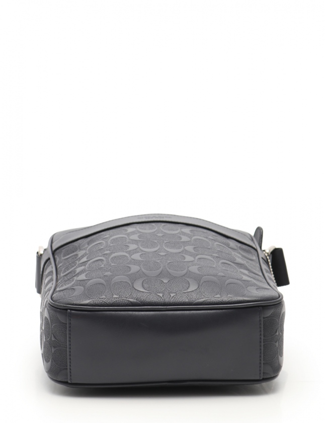コーチ COACH ショルダーバッグ オプアート グレー F11741 レザー 