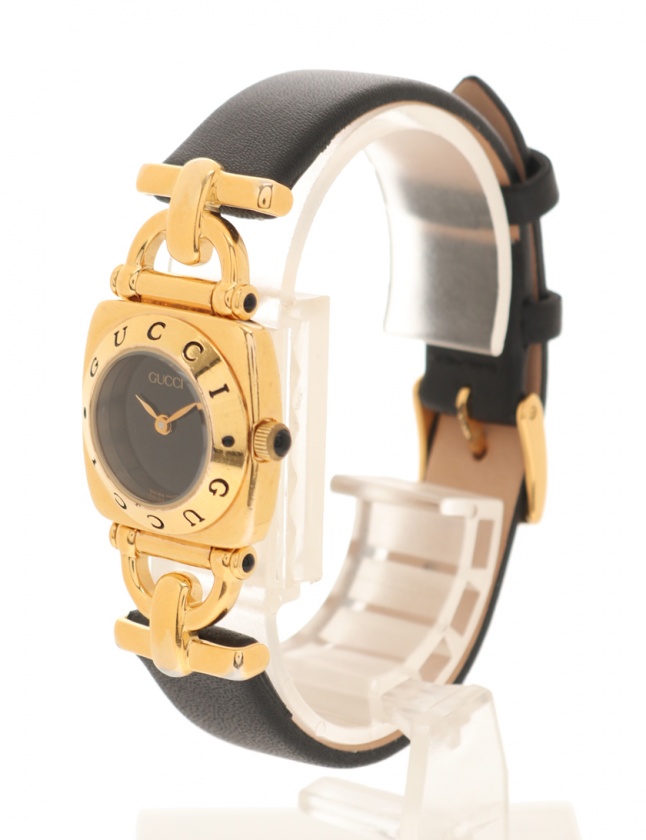 GUCCI レディース腕時計　6300L ゴールド Gucci Horsebit Black Women's Watch - 6300L for sale online
