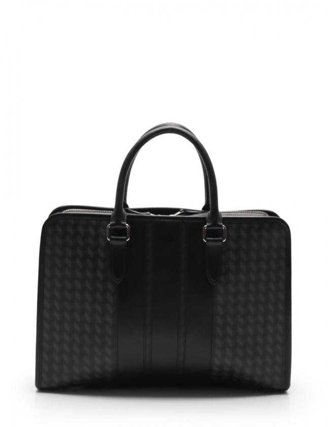コーチ COACH ビジネスバッグ ショルダーバッグ ヘリンボーン 黒