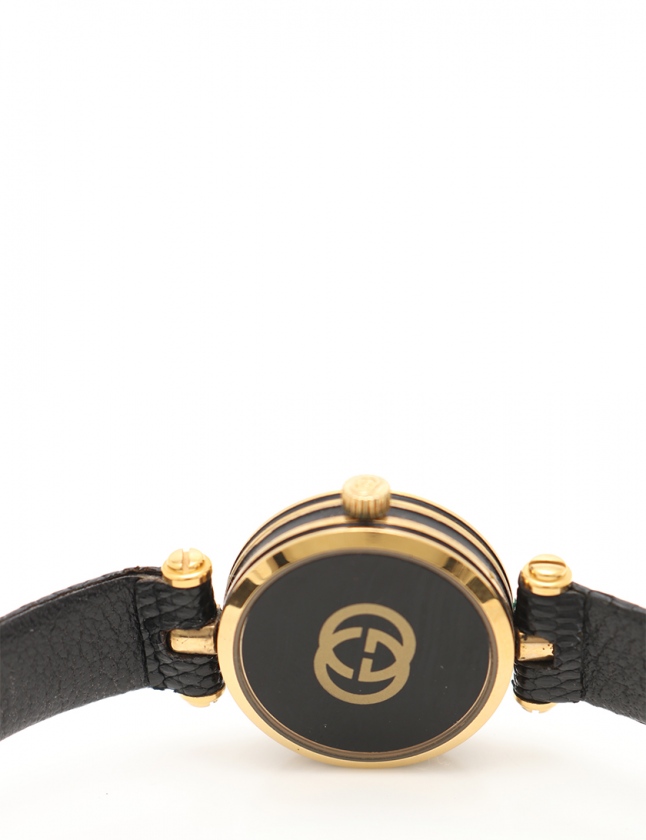 GUCCI 腕時計 黒 レザー ゴールド 楽天市場】【ウォッチ】GUCCI グッチ ブラック文字盤 リザード革