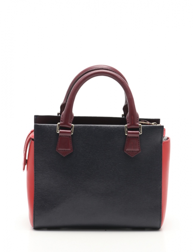 ポールスミス PAUL SMITH ハンドバッグ ネイビー 赤 ボルドー ポールスミス PAUL SMITH ハンドバッグ ネイビー 赤 ボルドー