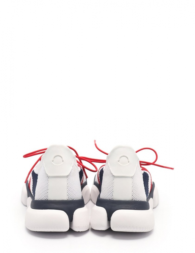 モンクレール MONCLER スニーカー バブル 白 青 赤 43.5 シューズ 28.5 