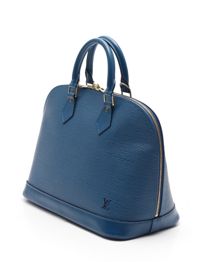 ルイヴィトン LOUIS VUITTON ハンドバッグ アルマ エピ トレドブルー 