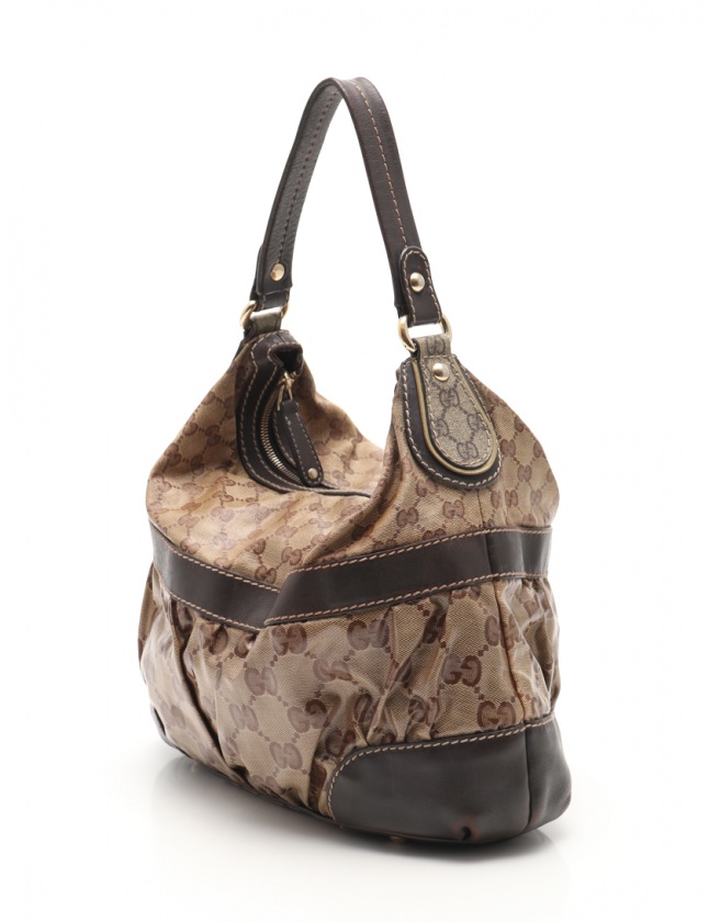 グッチGUCCIキャンバスクリスタルGG ワンショルダー