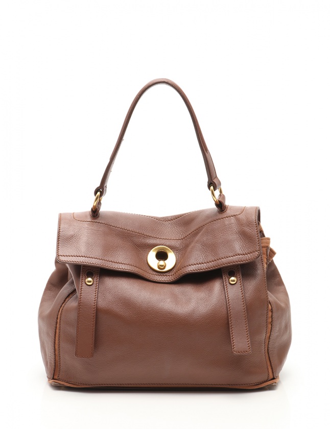 イヴ・サンローラン　ミューズトゥ　キャメル イヴサンローランミューズトゥ キャメル レディース カーフ