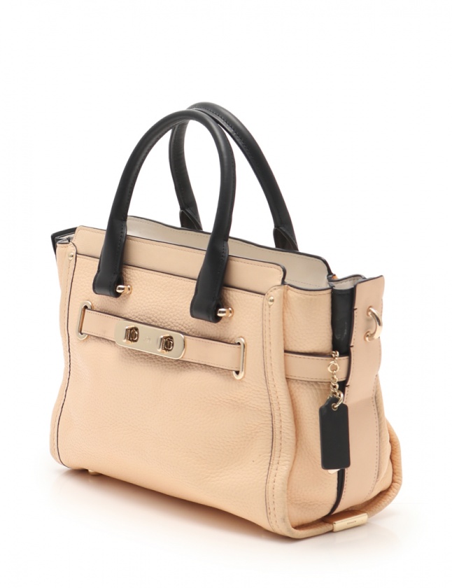 コーチ COACH ハンドバッグ ショルダーバッグ スワッガー ベージュ 黒 