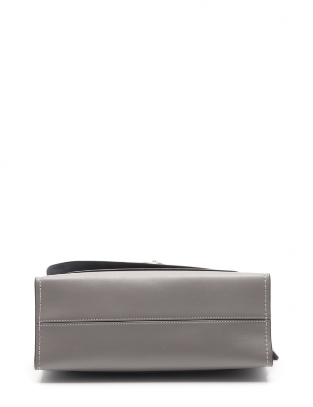コーチ COACH チェーンショルダーバッグ パーカー グレー 26849 レザー