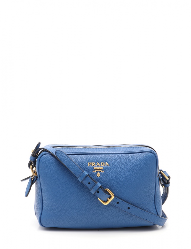 プラダ Prada ショルダーバッグ 青 レザー クロスボディ レディース 114 201910040292 ベクトルパーク