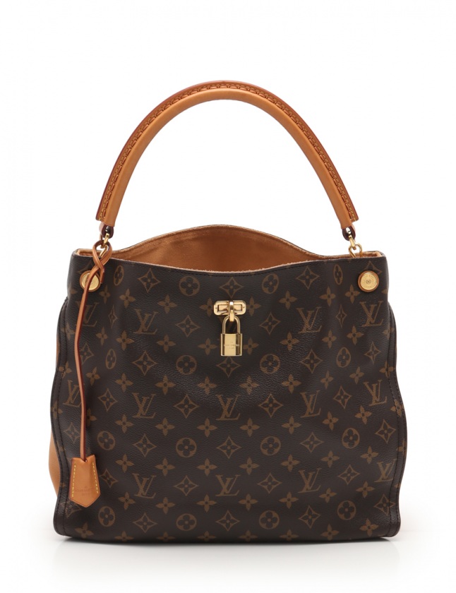 ルイヴィトン LOUIS VUITTON ショルダーバッグ ガイア モノグラム 茶  