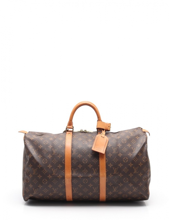 ルイヴィトン ボストンバッグ M41426 茶 中古ルイヴィトン LOUIS VUITTON キーポル50 モノグラム ボストン
