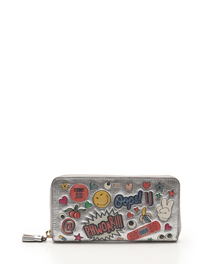 アニヤハインドマーチ ANYA HINDMARCH ラウンドファスナー長財布 