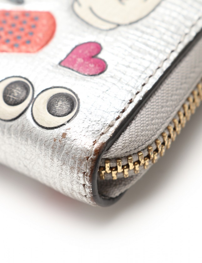 アニヤハインドマーチ ANYA HINDMARCH ラウンドファスナー長財布 