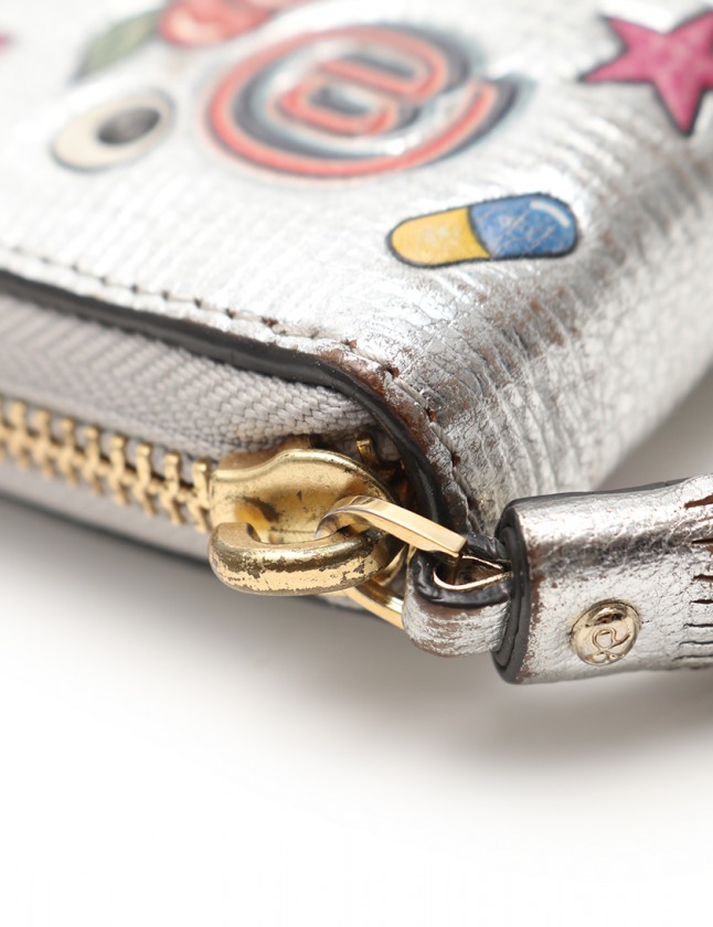 アニヤハインドマーチ ANYA HINDMARCH ラウンドファスナー長財布 