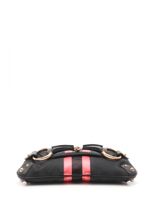 グッチ GUCCI チェーンショルダーバッグ GGキャンバス ホース