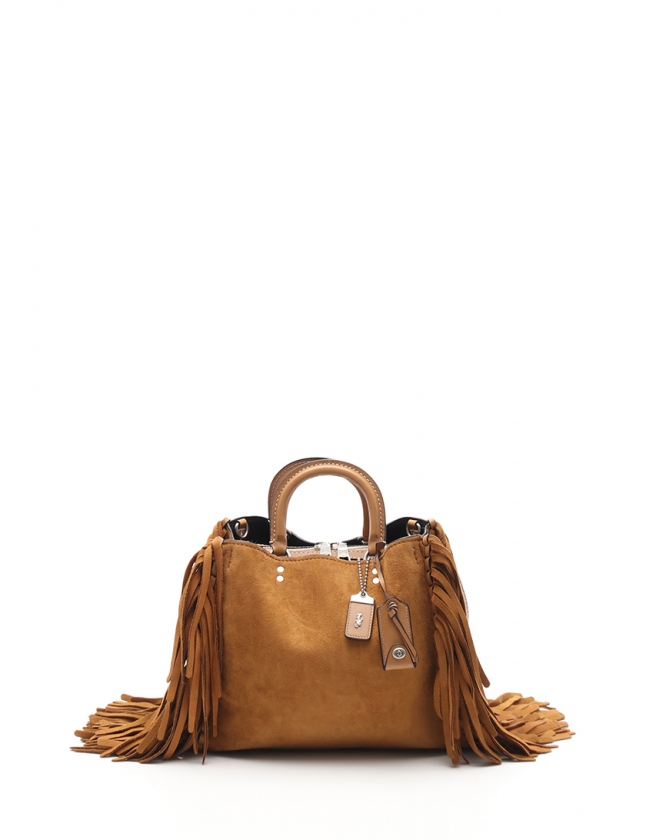 コーチ COACH ハンドバッグ ショルダーバッグ ローグ セルボ キャメル 