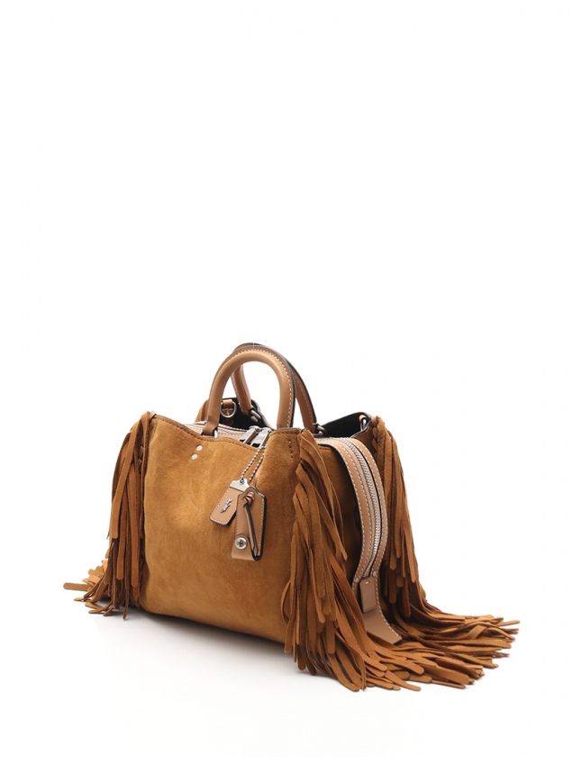 コーチ COACH ハンドバッグ ショルダーバッグ ローグ セルボ キャメル  