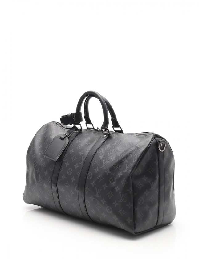 ルイ・ヴィトン Louis Vuitton キーポル 45 2WAY ショルダーバッグ ボストンバッグ モノグラムミニラン エベヌ(ブラウン) M40019 レディース 【中古】