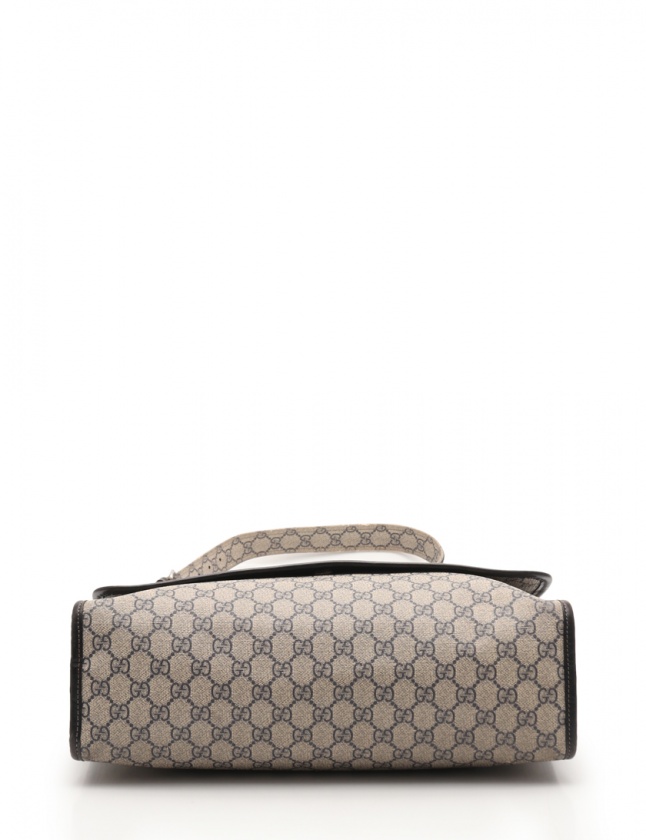 グッチ GUCCI ショルダーバッグ GGプラス グレー ネイビー 246411 PVC