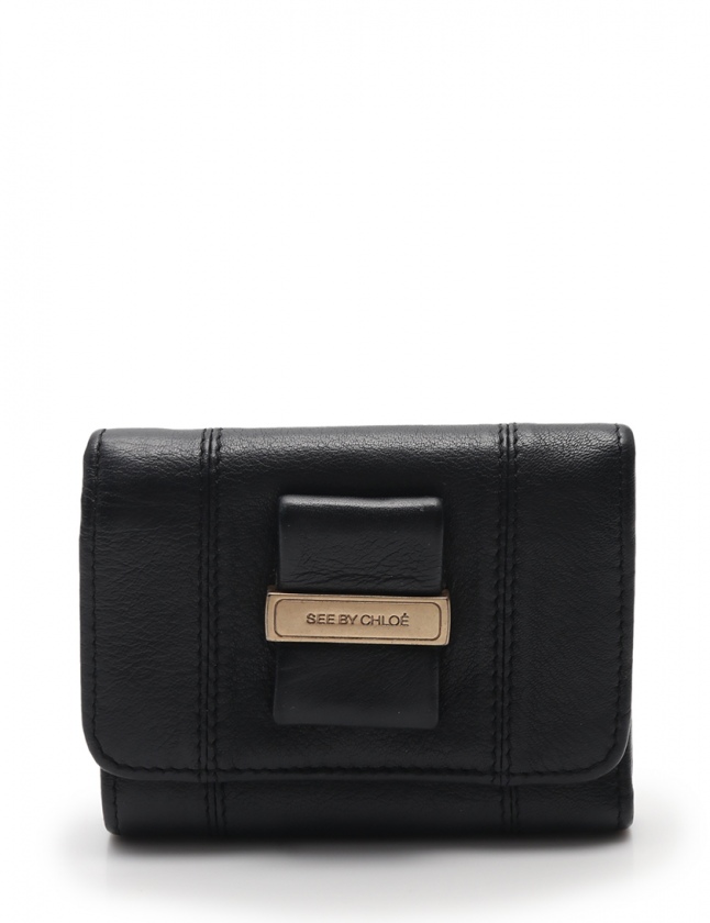 シーバイクロエ SEE BY CHLOE 三つ折り財布 ROSITA ロジータ 黒 小物  