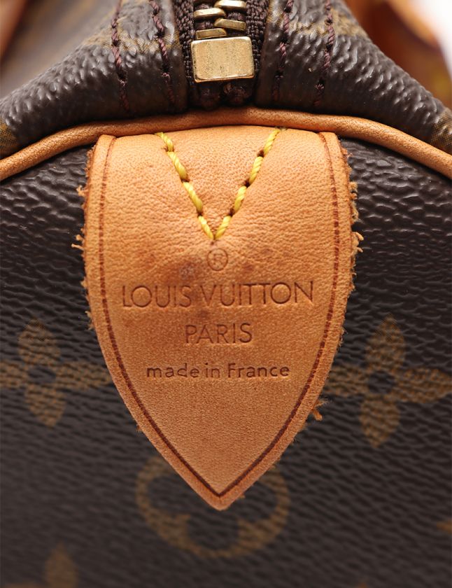 希少品 ルイヴィトン スピーディ35 モノグラム USA製 M41524 茶