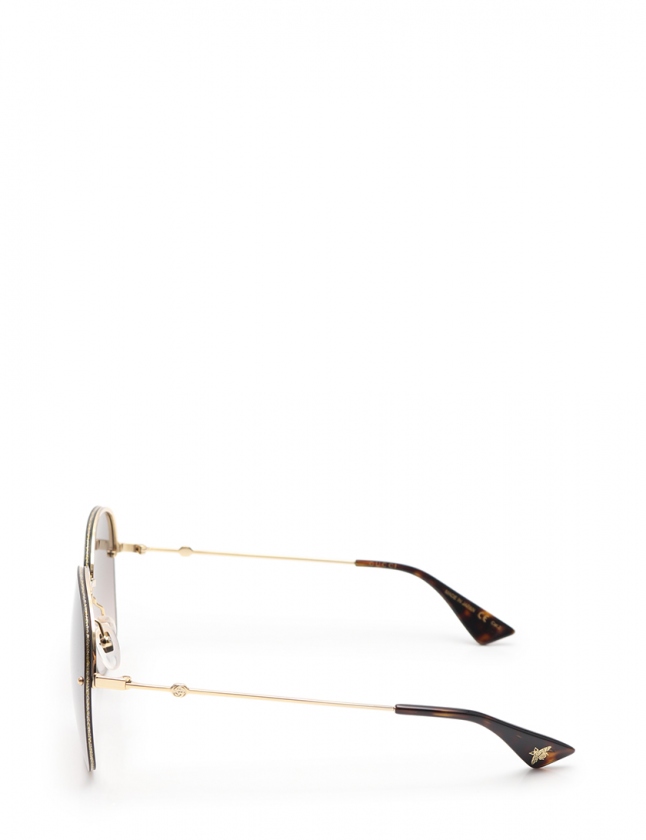 グッチ GUCCI サングラス ゴールド 小物 グリッター GG0228S