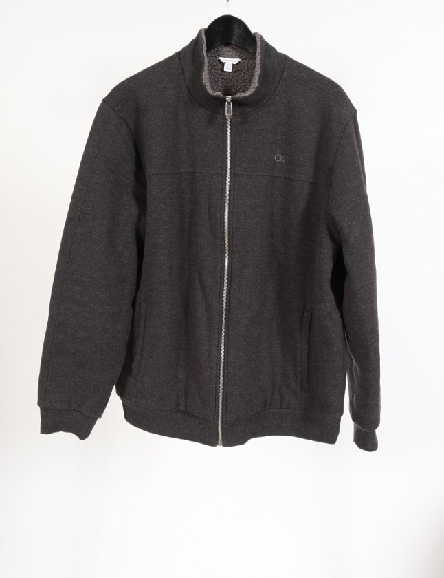 カルバンクライン CALVIN KLEIN ブルゾン グレー L アウター 無地  