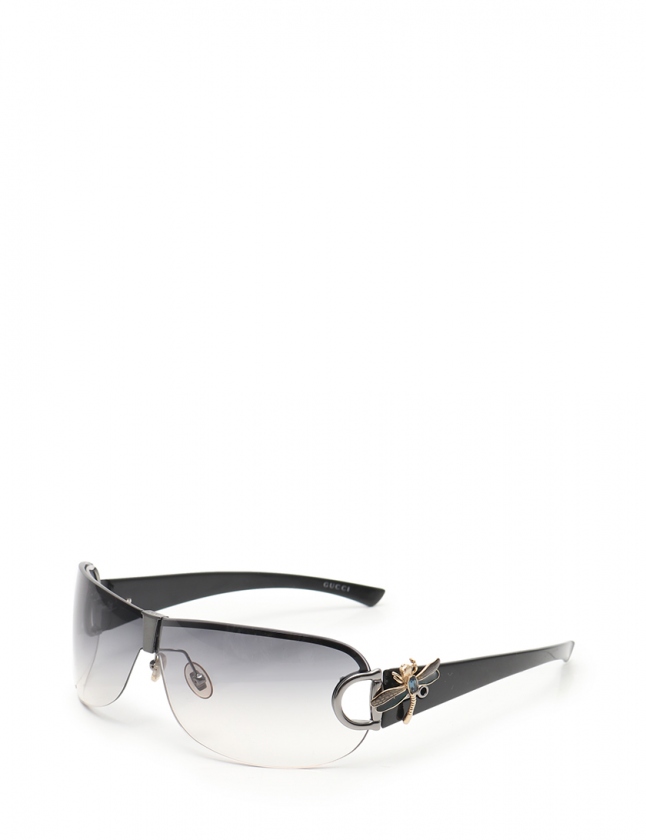 グッチ GUCCI サングラス ホースビット 黒 小物 GG2748 ラインストーン 