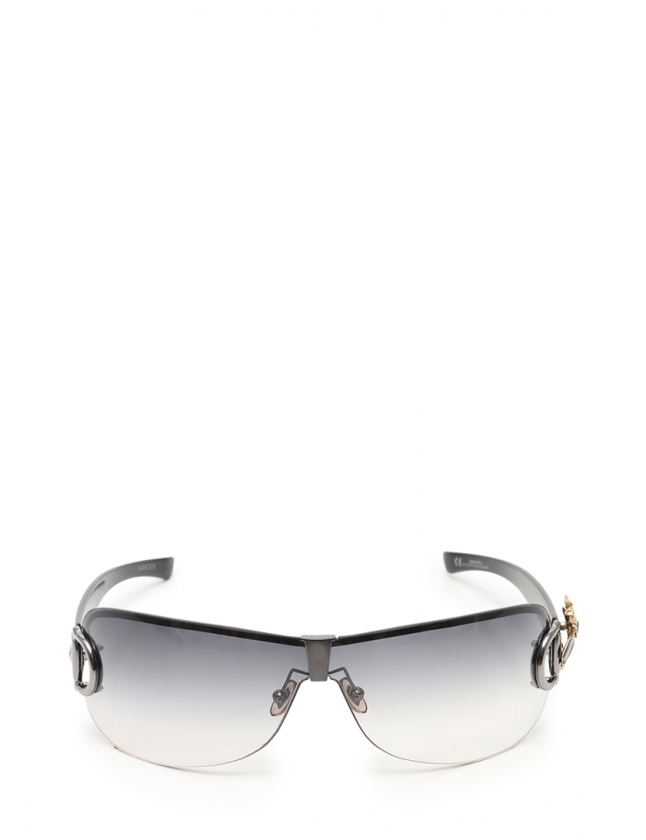 グッチ GUCCI サングラス ホースビット 黒 小物 GG2748 ラインストーン