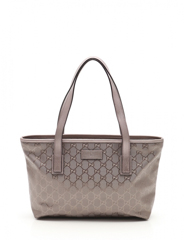 グッチ GUCCI トートバッグ GGインプリメ メタリックピンクシルバー 