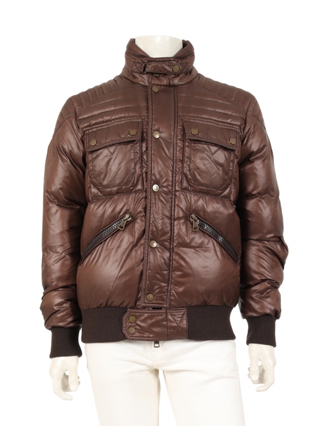 モンクレール MONCLER ダウンジャケット ダークブラウン 4 アウター XL