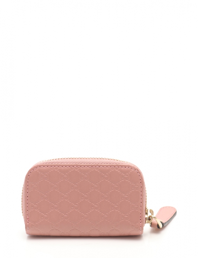 ほぼ未使用品　GUCCI グッチ　小銭入れ　コインケース　ロゴグラム　ピンク グッチ GUCCI コインケース （ピンク） -ファッション通販
