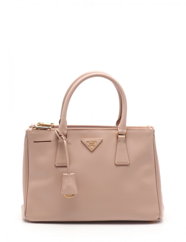 プラダ PRADA ハンドバッグ ショルダーバッグ ガレリア ピンクベージュ 