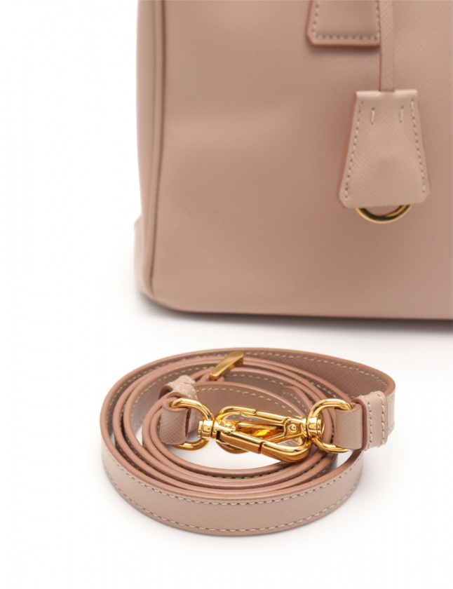 プラダ PRADA ハンドバッグ ショルダーバッグ ガレリア ピンクベージュ