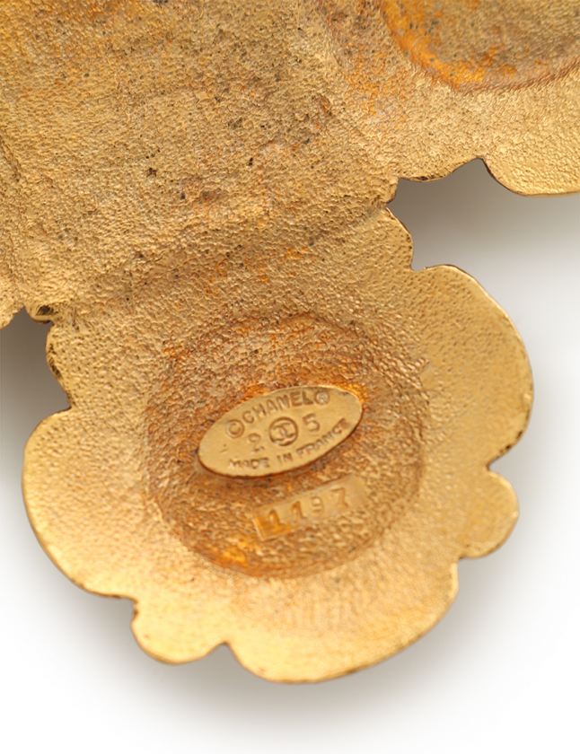 シャネル CHANEL ブローチ グリポワ ゴールド マルチカラー