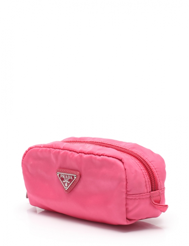 プラダ PRADA ポーチ ピンク 小物 ナイロン レディース 114