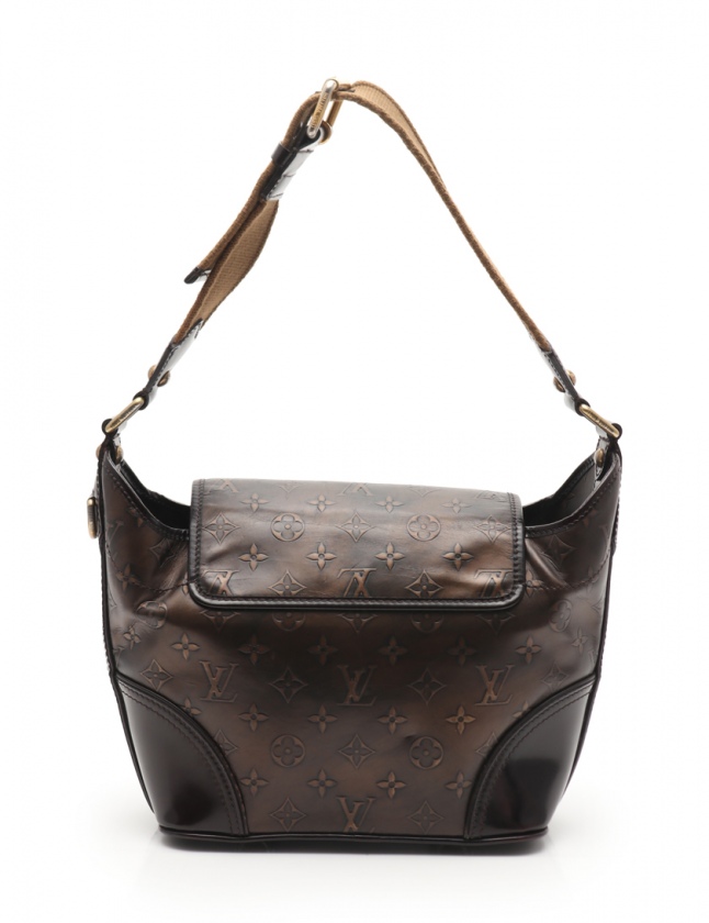 Louis Vuitton セルジャン GM ブロンズ ショルダーバッグ ルイ