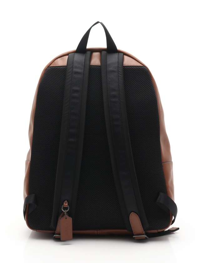 コーチ COACH バックパック リュック チャールズ 茶 黒 F59321 レザー