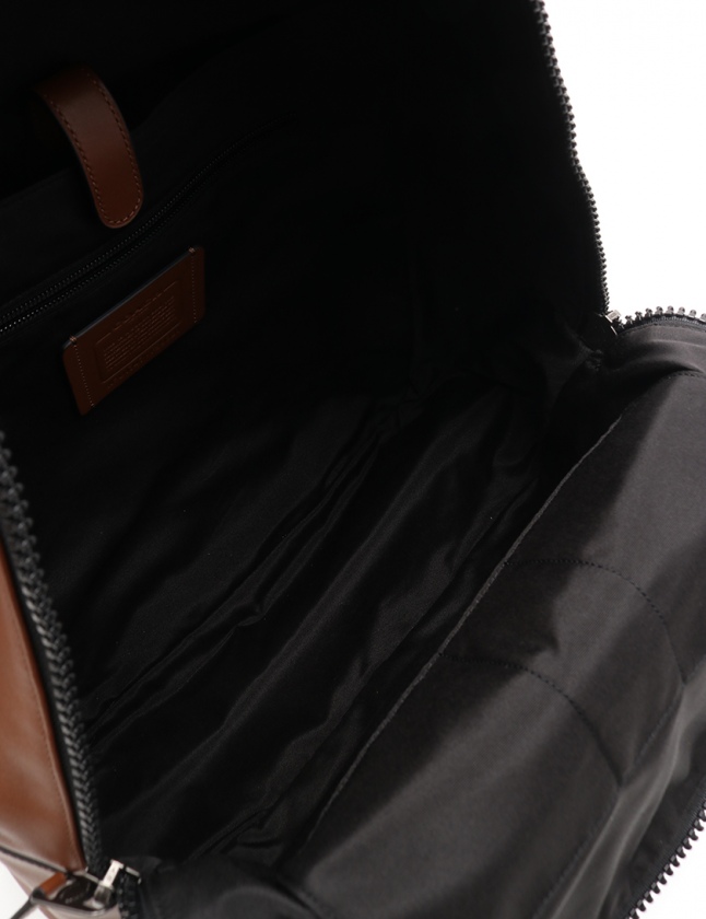 コーチ COACH バックパック リュック チャールズ 茶 黒 F59321 レザー