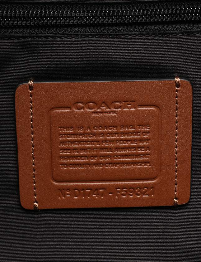 コーチ COACH バックパック リュック チャールズ 茶 黒 F59321 レザー