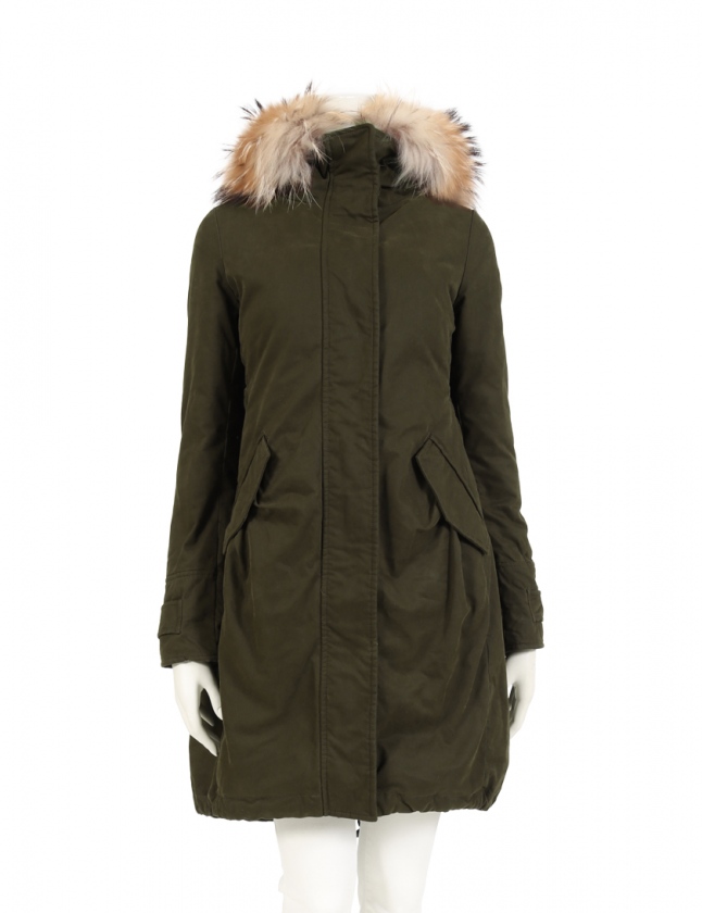 モンクレール MONCLER ダウンコート エヴァンシア カーキ 00 アウター 