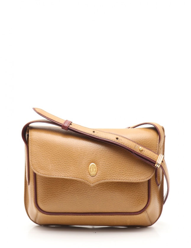 ほぼ未使用 Cartier カルティエ ショルダー バッグ ほど遠く マストライン 