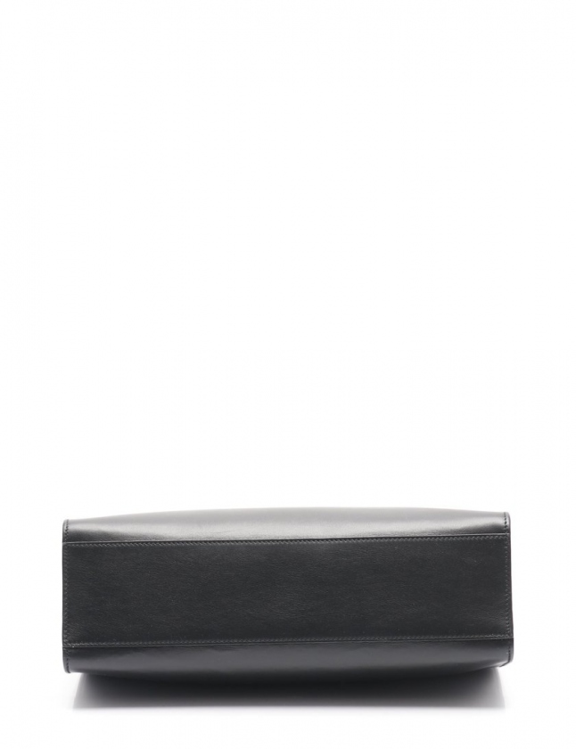 グッチ GUCCI トートバッグ GGリボン 黒 440055 レザー 日本限定