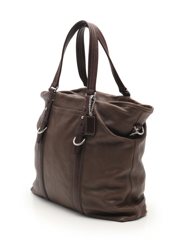 コーチ COACH トートバッグ ショルダーバッグ ハリソン カーキ 茶 