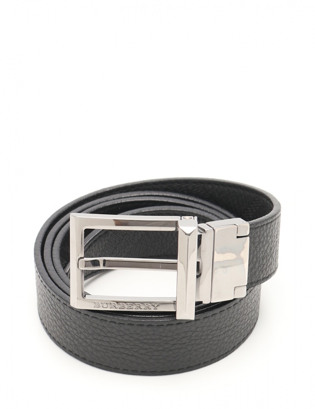 【希少】BURBERRY レザー ベルト 新品未使用 DO ファッション BURBERRY レザーベルト 黒