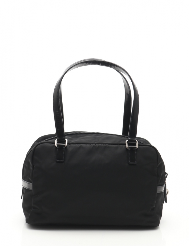 プラダ PRADA ショルダーバッグ ミニボストン 黒 BR3149 ナイロン 