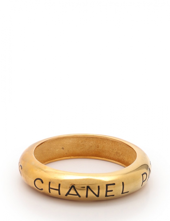 シャネル CHANEL バングル ゴールド アクセサリー ロゴ 94A 