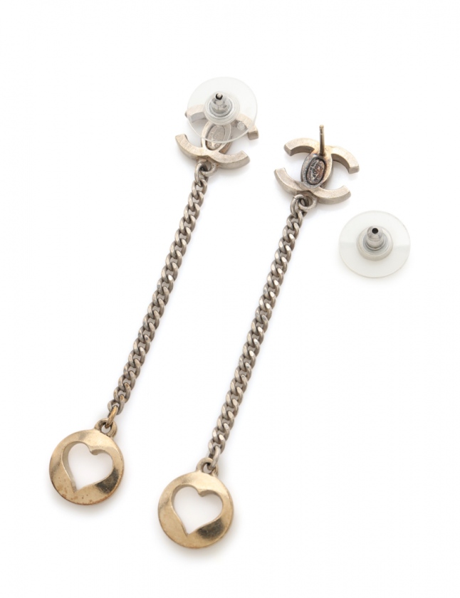 シャネル CHANEL ピアス ココマーク シルバー アクセサリー 08P