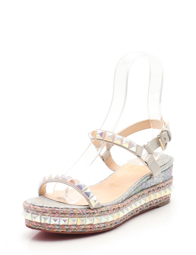 クリスチャンルブタン Christian louboutin サンダル ヒール マルチ 