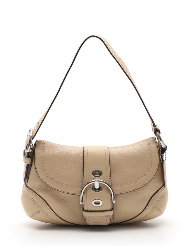 コーチ COACH ショルダーバッグ ソーホー ベージュ F10909 レザー 