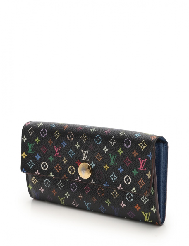 ルイヴィトン LOUIS VUITTON 二つ折り長財布 ポルトフォイユ サラ 